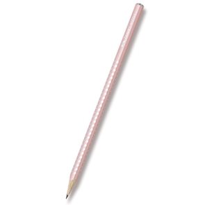 Grafitová tužka Faber-Castell Sparkle perleťová - sv.růžová