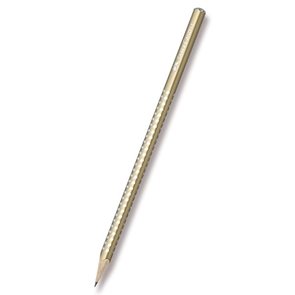 Grafitová tužka Faber-Castell Sparkle perleťová - zlatá