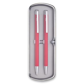 Dárková psací sada kuličkové pero a mechanická tužka Zera - červená