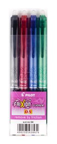 Pilot FriXion Clicker 05 Roller 0,5 mm - sada 4 barev