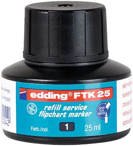 Edding FTK 25 Náhradní náplň pro flipchartový popisovač - černá