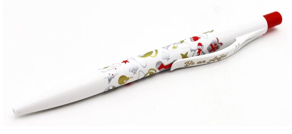 Levně ICO Kuličkové pero 0,8 mm s vánočním motivem - Anděl