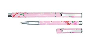 Kuličkové pero CONCORDE Zora 1 mm - růžové tělo s motýly