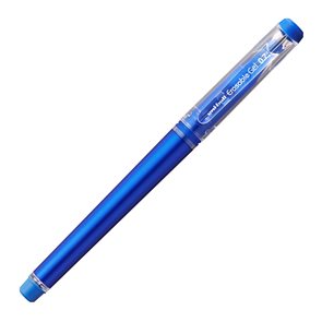 UNI Gumovací pero s víčkem 0,7 mm - modré