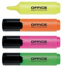 Zvýrazňovač OFFICE Products, šíře stopy 2-5 mm - sada 4 barev