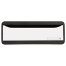 Zásuvkový box plastový, A4 maxi, 1 přihrádka, nízký, černo-bílý