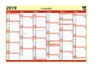 BOBO Kalendář lístkový 2019 A5