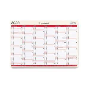 BOBO Kalendář lístkový 2023 A4