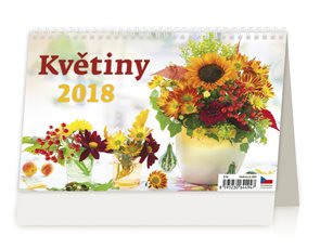 Kalendář stolní 2018 - Květiny