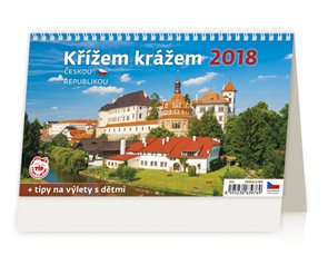 Kalendář stolní 2018 - Křížem krážem ČR
