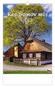 Kalendář nástěnný 2018 - Kde domov můj…