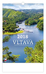 Kalendář nástěnný 2018 - Vltava