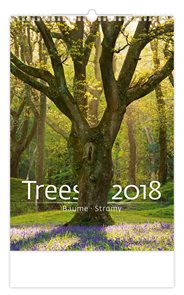 Kalendář nástěnný 2018 - Stromy - Trees