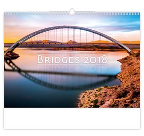 Kalendář nástěnný 2018 - Bridges