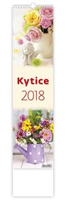Kalendář nástěnný 2018 - vázanka - Kytice