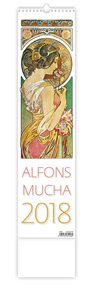 Kalendář nástěnný 2018 - vázanka - Alfons Mucha