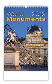Kalendář nástěnný 2019 - World Monuments
