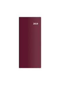 Diář 2019 kapesní - Torino měsíční - bordóúbordeaux red
