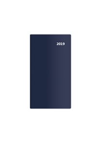 Diář 2019 kapesní - Torino čtrnáctidenní - modrá/blue