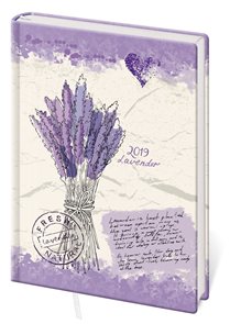 Stil Diář 2019 LYRA B6 týdenní - Lavender / levandule