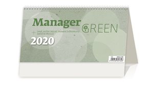 Kalendář stolní 2020 - Manager Green
