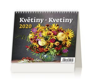 Kalendář stolní 2020 - Minimax Květiny/Kvetiny