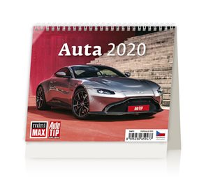 Kalendář stolní 2020 - Minimax Auta