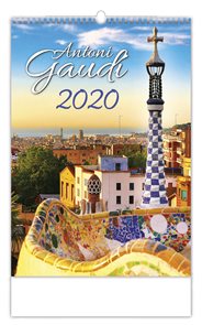 Kalendář nástěnný 2020 - Antoni Gaudí