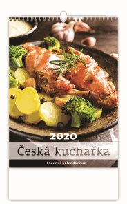 Kalendář nástěnný 2020 - Česká nástěnná kuchařka