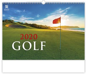 Kalendář nástěnný 2020 - Golf