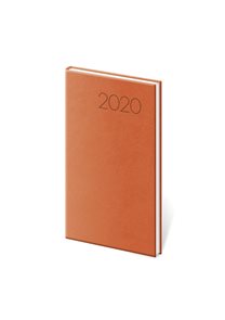 Diář 2020 týdenní kapesní Print - oranžová