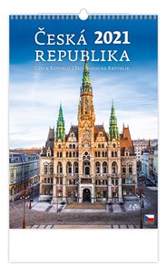 Kalendář nástěnný 2021 - Česká republika/Czech Rupublic/Tschechische Republik