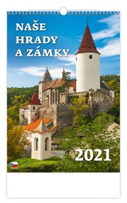 Kalendář nástěnný 2021 - Naše hrady a zámky