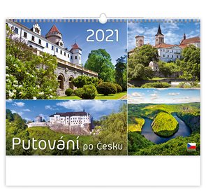Kalendář nástěnný 2021 - Putování po Česku