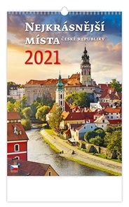 Kalendář nástěnný 2021 - Nejkrásnější místa ČR