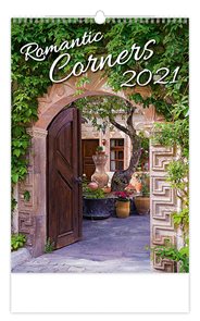 Kalendář nástěnný 2021 - Romantic Corners