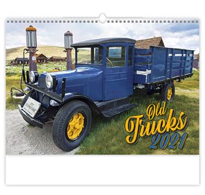 Kalendář nástěnný 2021 - Old Trucks