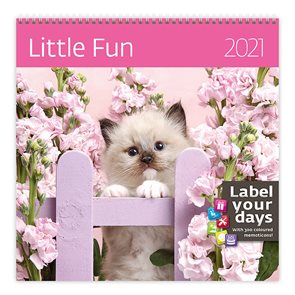 Kalendář nástěnný 2021 Label your days - Little Fun