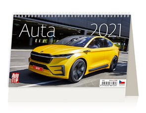 Kalendář stolní 2021 - Auta