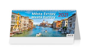 Kalendář stolní 2021 - Města Evropy/Mestá Európy