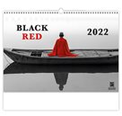 Kalendář nástěnný 2022 Exclusive Edition - Black Red