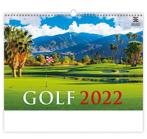 Kalendář nástěnný 2022 Exclusive Edition - Golf
