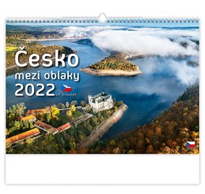 Kalendář nástěnný 2022 - Česko mezi oblaky