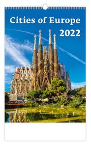 Kalendář nástěnný 2022 - Cities of Europe
