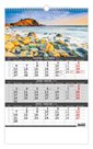 Kalendář nástěnný 2022 - Pobřeží - 3měsíční