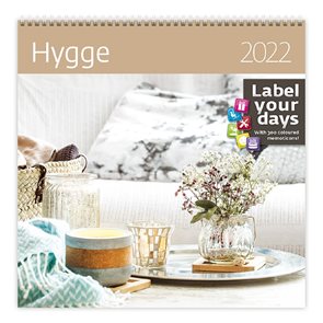 Kalendář nástěnný 2022 Label your days - Hygge