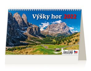 Kalendář stolní 2022 - Výšky hor