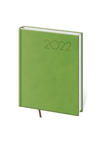 Diář 2022 denní B6 Print - světle zelená