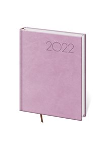Diář 2022 denní B6 Print - růžová