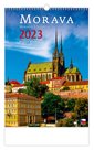 Kalendář nástěnný 2023 - Morava/Moravia/Mähren